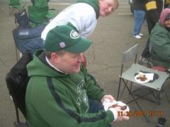 Phil Sullivan (Max) and his Son at an early JetNation tailgate