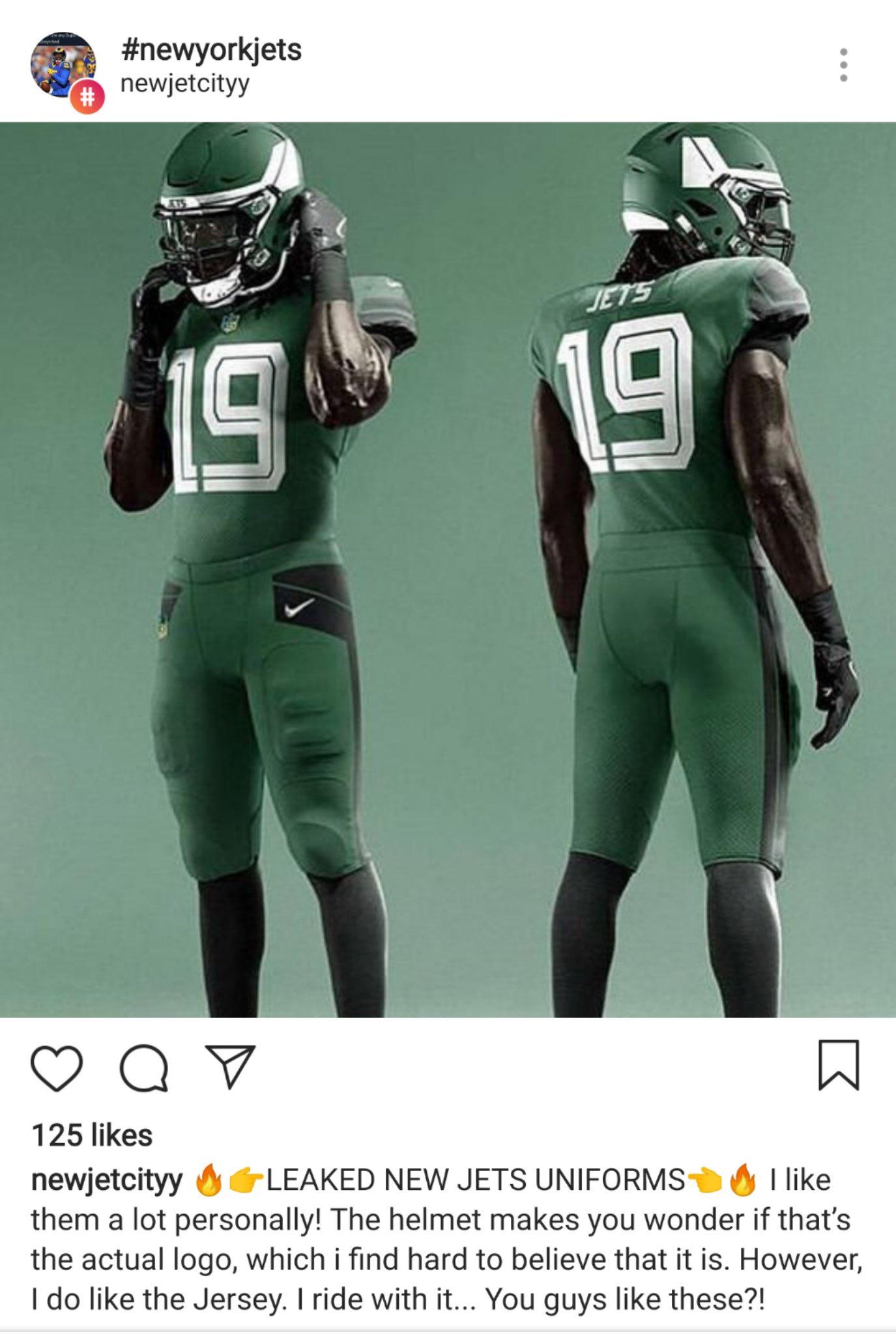 Jets New Uniforms: MERGED ***Leak Date 